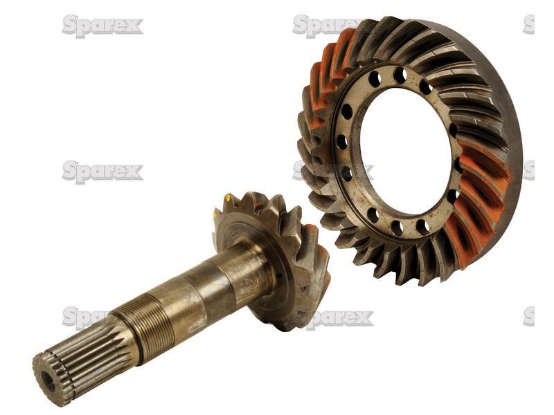 C/Wheel & Pinion (Inc Washer+Nut) for Massey Ferguson