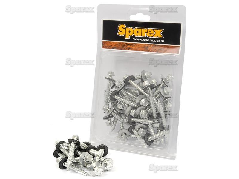 Hexagon Head Self Fixing (TEK) Screw, Size: 6.3 x 32mm (Din 7504K)