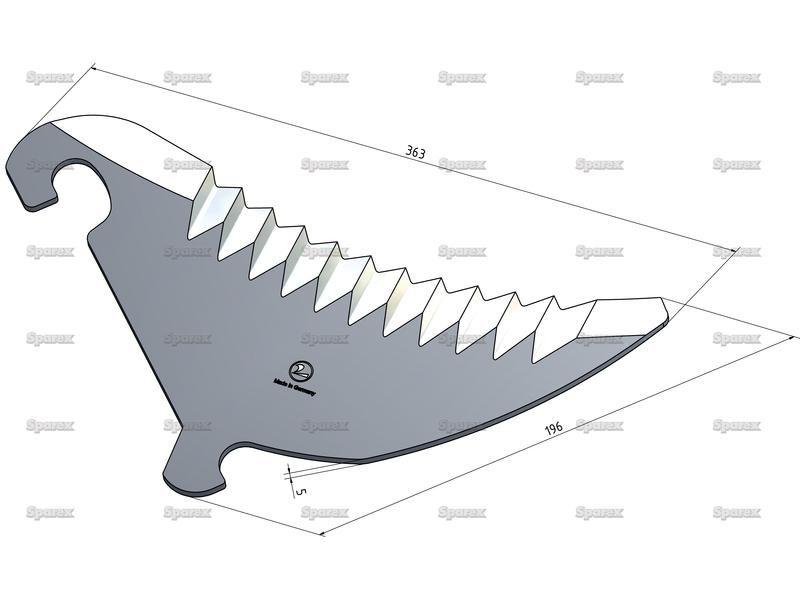 Baler Blade for Claas (0008415991, 8415991)