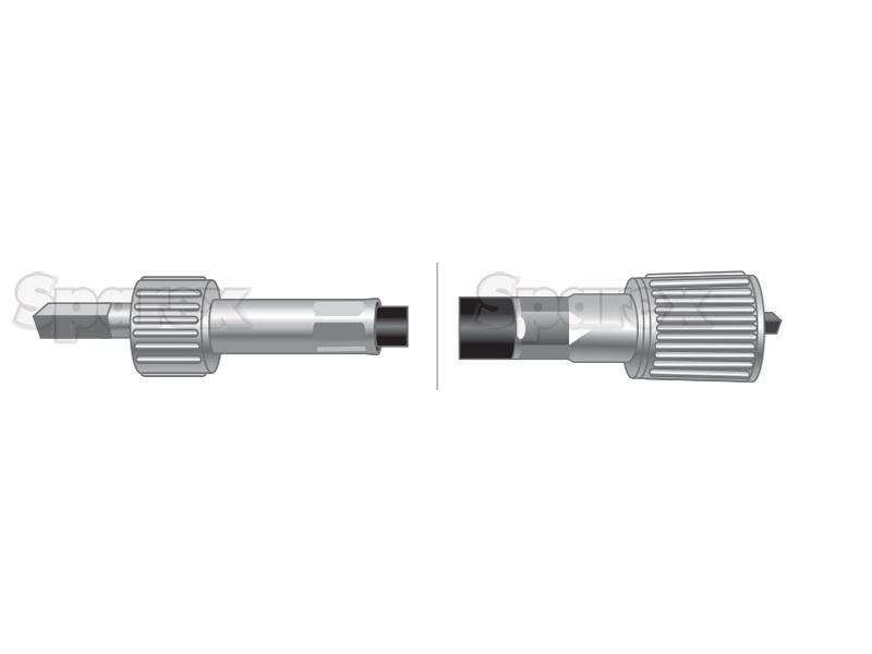 Drive Cable - Length: 983mm, Outer cable length: 940mm. for Kubota L2185F