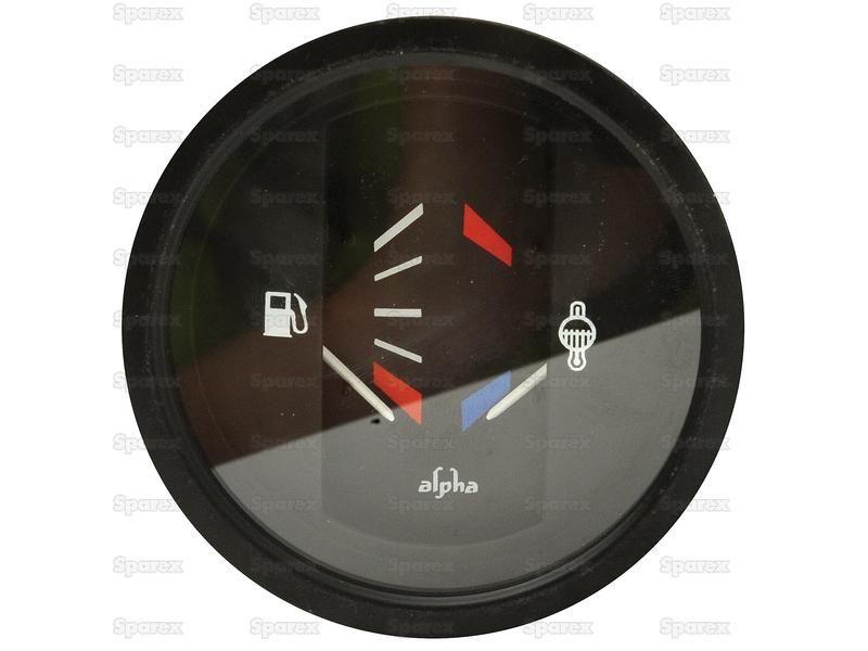 Water Temperature & Fuel Gauge for Massey Ferguson 390 (300 Series)