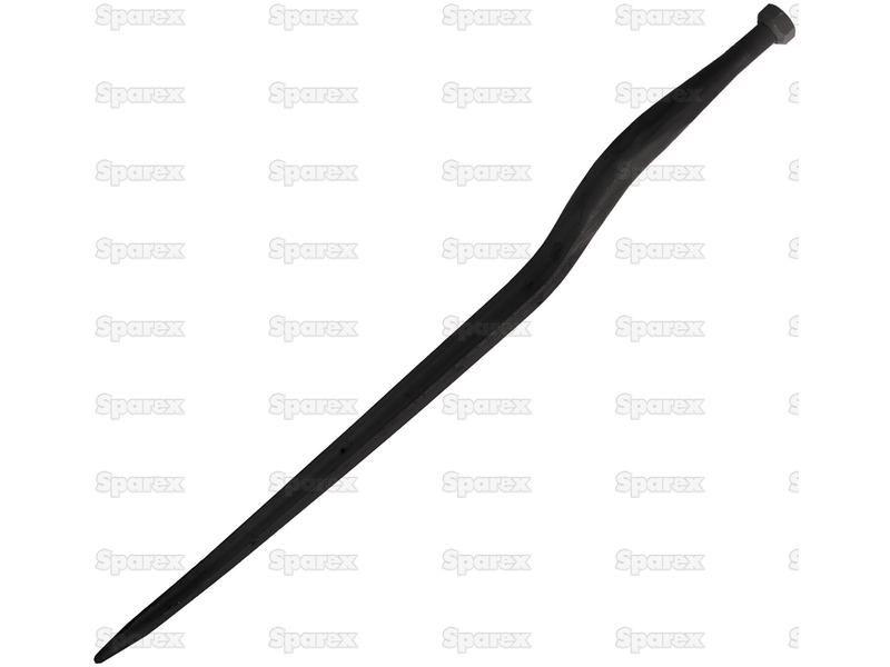 Loader Tine - Cranked 830mm, Thread size: M27 x 1.5 (Star) for Mammut