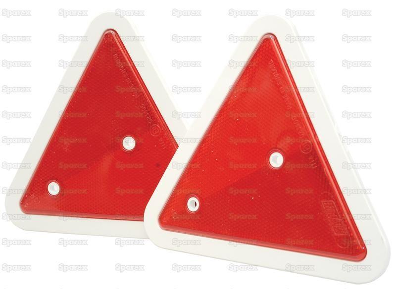 Triangle Reflector (Red) 180mm (2 pcs. Agripak)