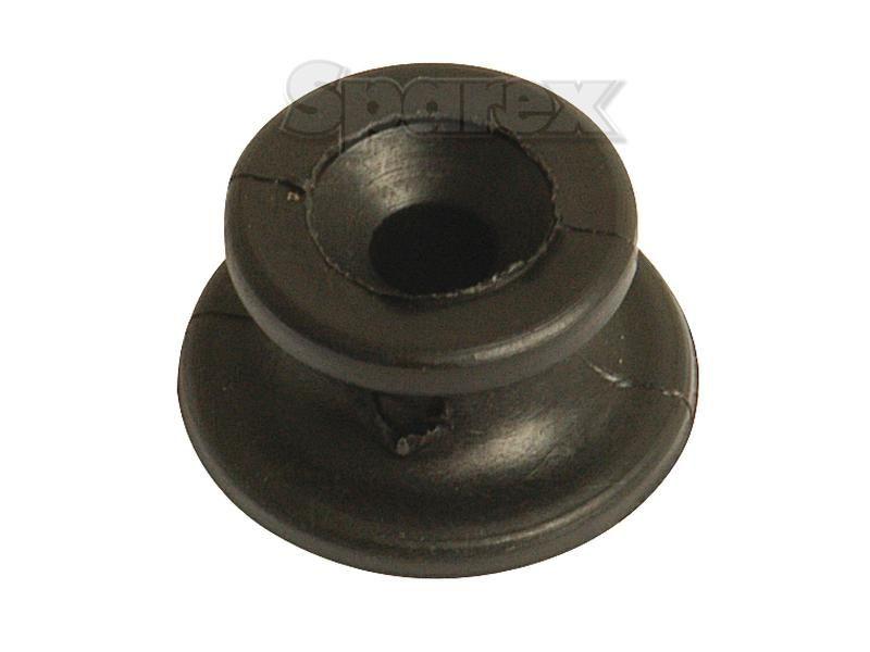 Rubber Tensioner Securing Knob 18mm Ø small 22mm Ø large 4mm Ø hole, Height: 11mm