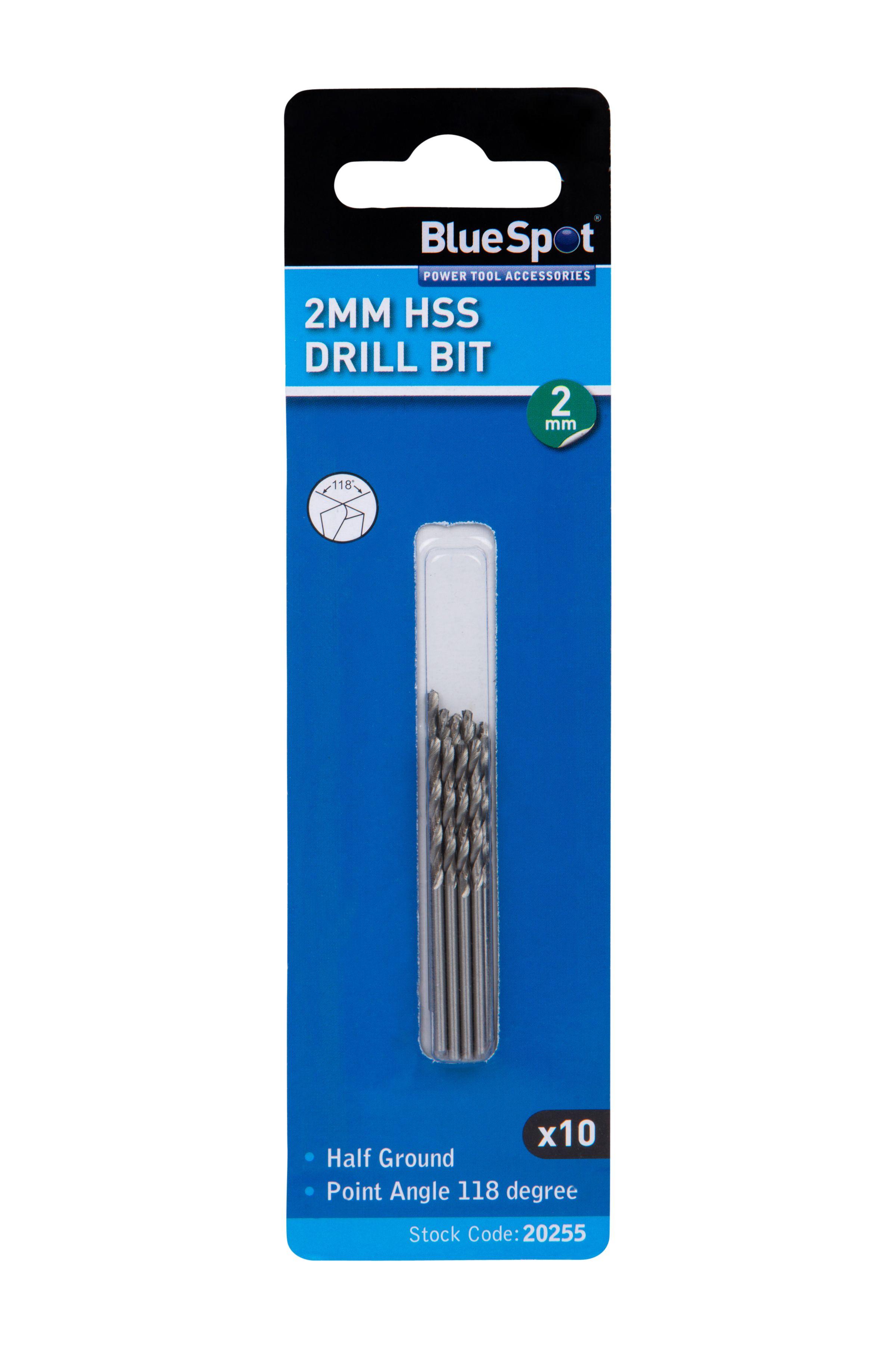 Blue Spot Tools 10 PCE 2mm HSS Drill Set