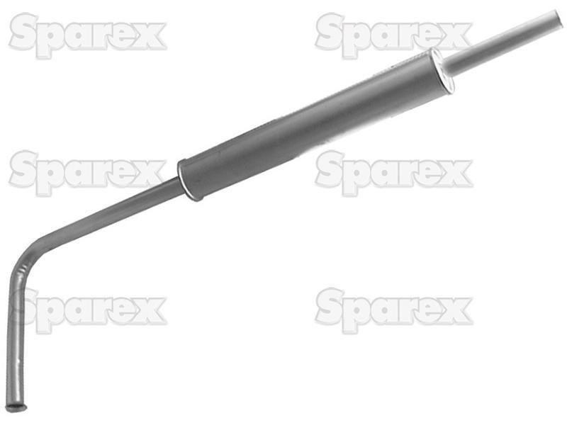 Silencer Pipe Assembly - Downswept Pipe for Ford New Holland 9N (Model N - Series)