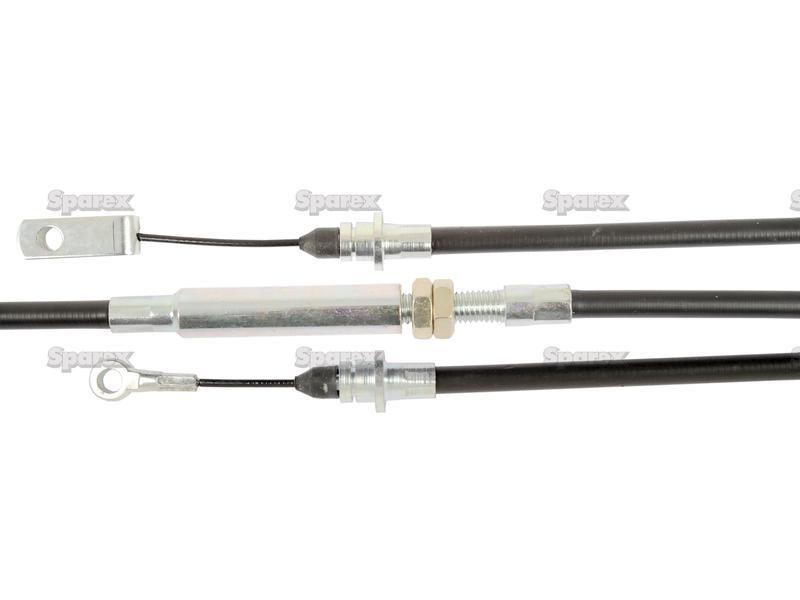 Hand Throttle Cable - Length: 1786mm, Outer cable length: 1682mm. for Ford New Holland (82027257)