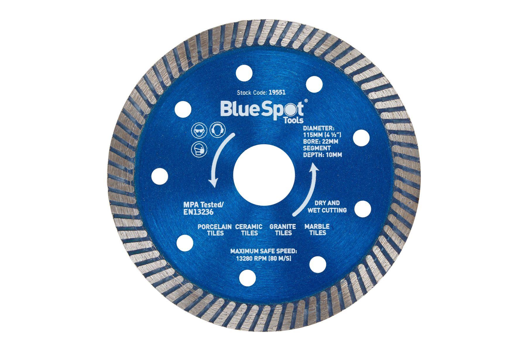 Blue Spot Tools 4 1/2" Super Thin Turbo Blade