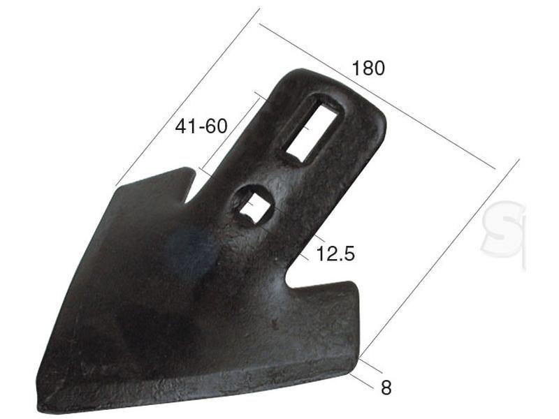 Sweep 180x8mm - Hole centres 40/60mm for Universal VARIOUS
