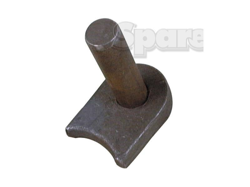 Weld On Gate Hanger - Radius, Pin Ø19mm