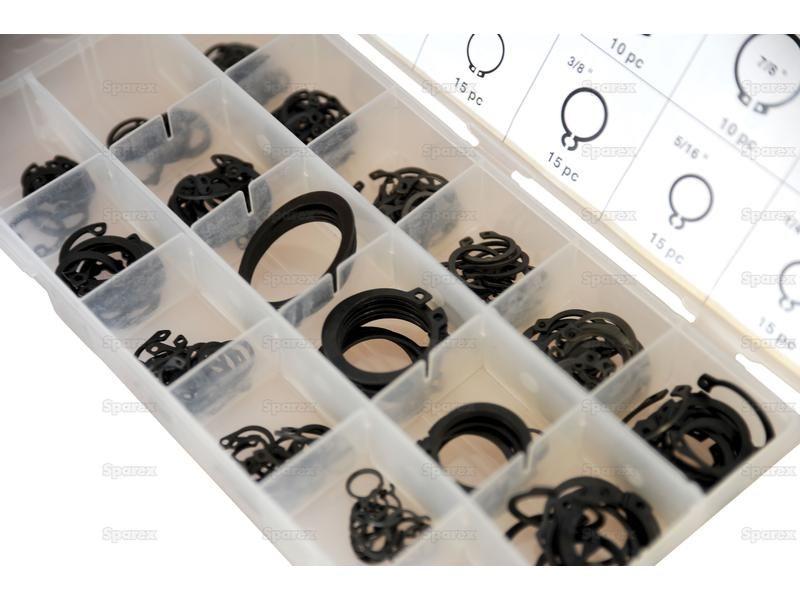 Internal & External Circlip - Assortment, 225 pcs. Handipak