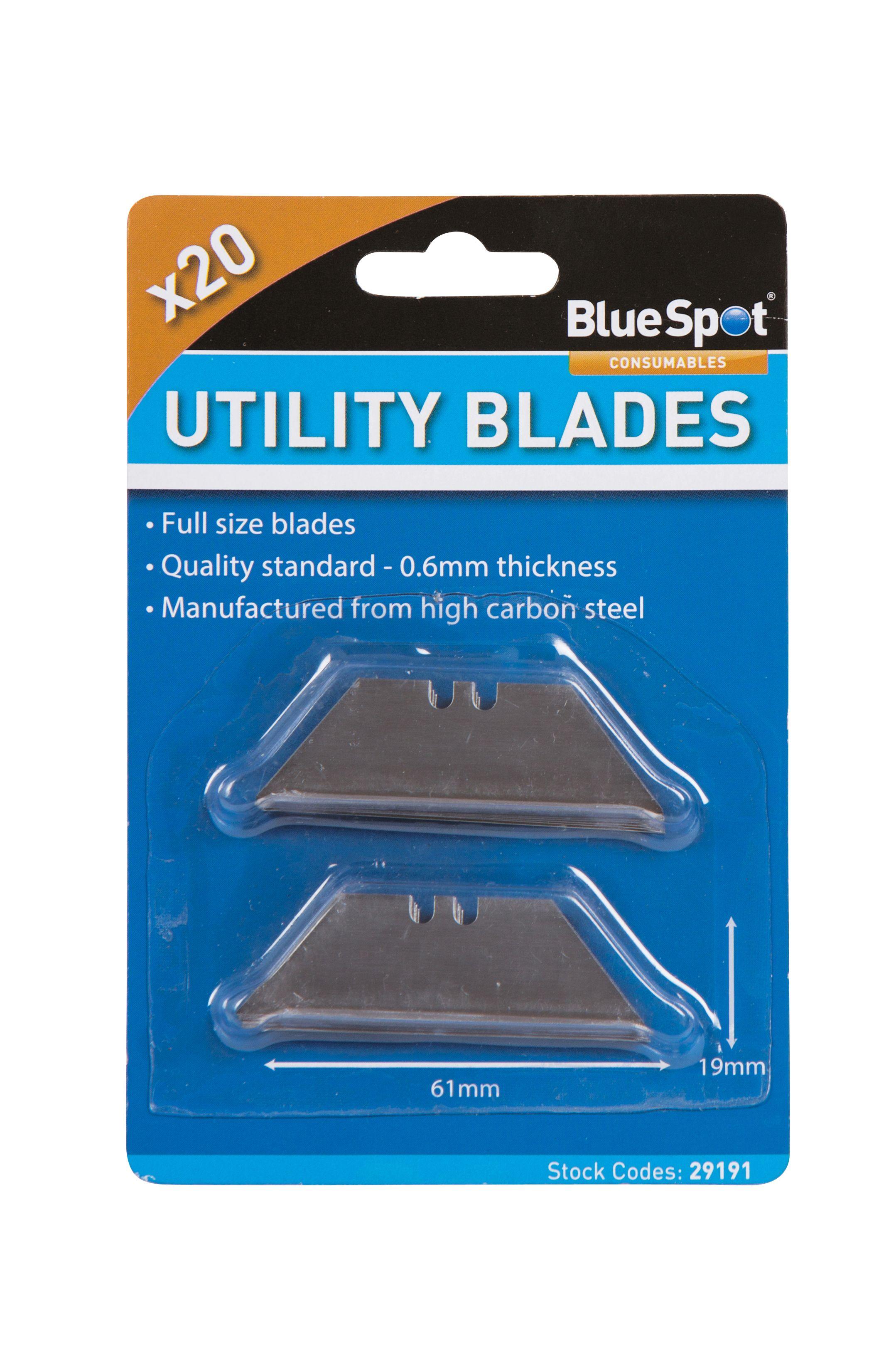 Blue Spot Tools 12 PCE Precision Hobby Knife Blades