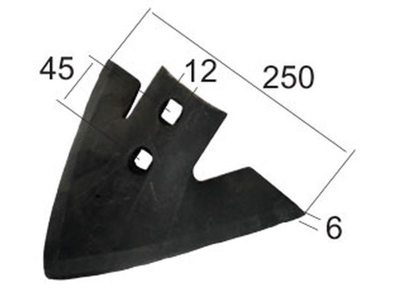 Sweep 250x6mm - Hole centres 45mm for Universal