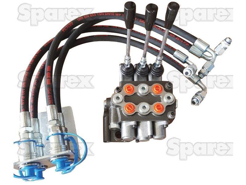 3/8'' Twin Section Massey Ferguson Control Valve for Massey Ferguson 362 (300 Series)