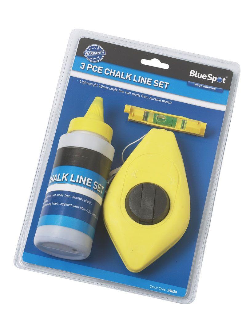 Blue Spot Tools 3 PCE Chalk Line Set
