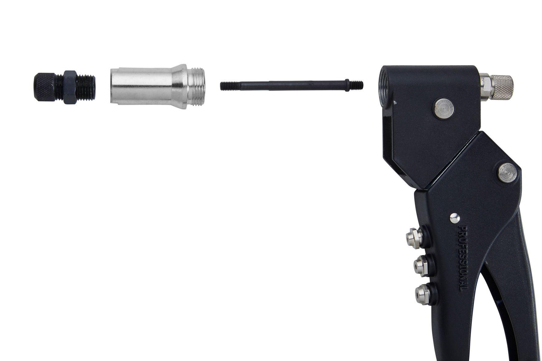 Blue Spot Tools 360° Swivel Head Multi Riveter (Rivet/Nut/Threaded Rivet Studs)
