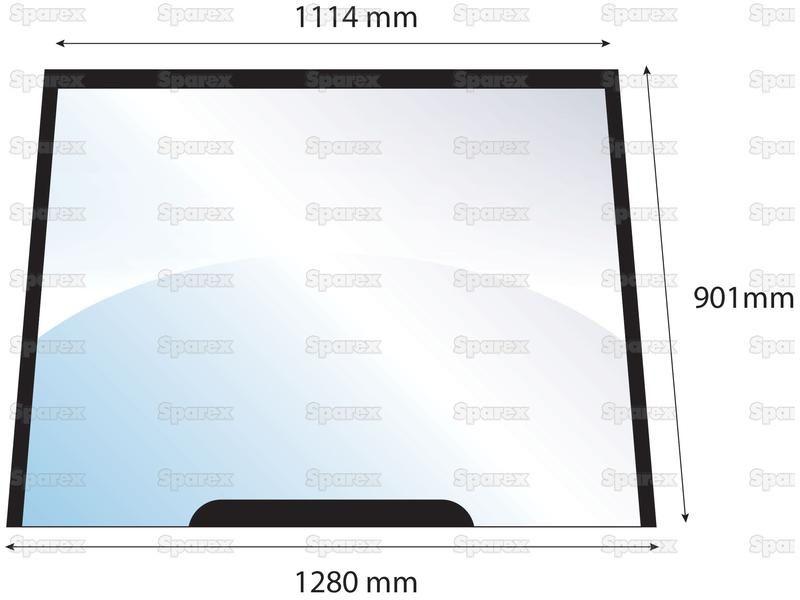 Windscreen for Massey Ferguson (3902148M1)