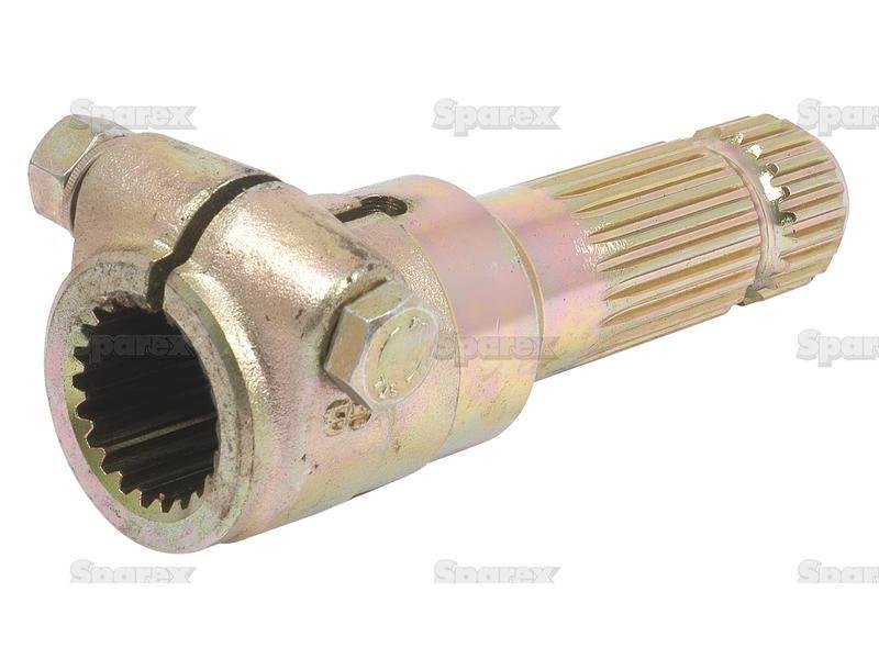 PTO Adaptor - Female spline 1 3/8'' - 21 x Male spline 1 3/8'' - 21 with Clamp Bolt.