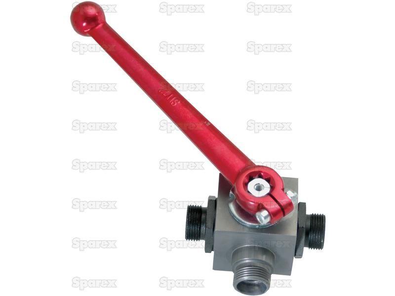 Hydraulic 3-Way Diverter Ball valve M16 x 1.5