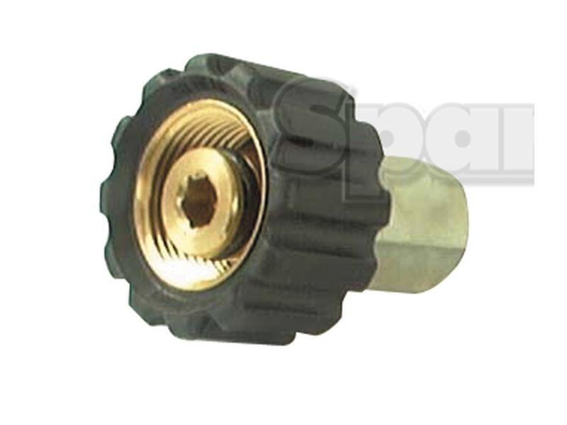 Pressure Washer Adaptor M22 knurled thumb nut x 1/4''BSP female