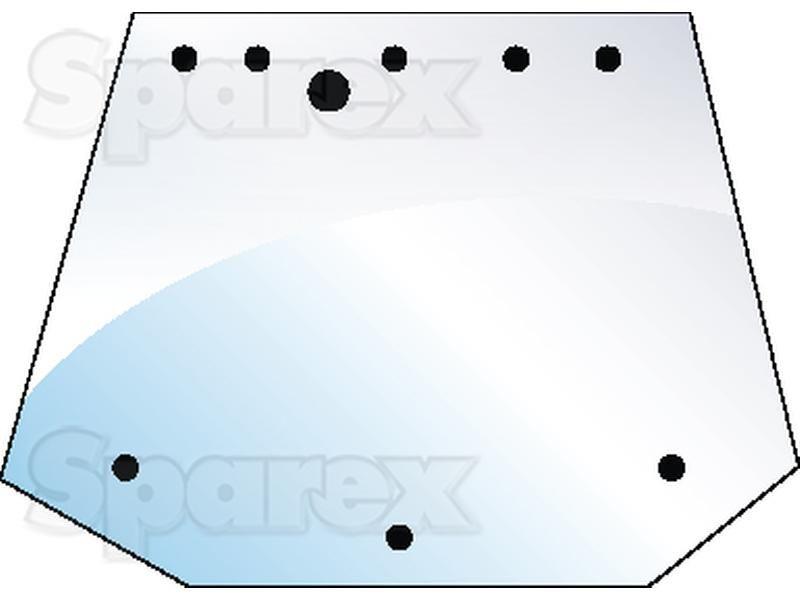 Rear Upper Glass | Case/IH, Fiat, Ford New Holland (5178304 , 82005316)