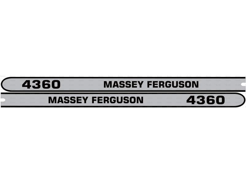 Decal Set - Massey Ferguson 4360 for Massey Ferguson