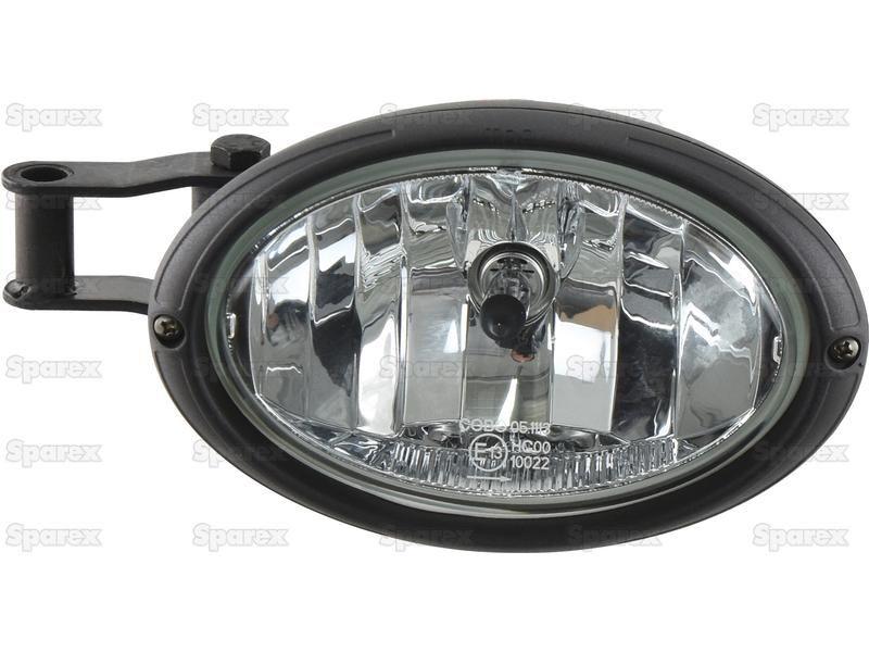 Halogen Work Light Oval LH - 12V (55W) for Case IH, Ford New Holland, Steyr, Cobo