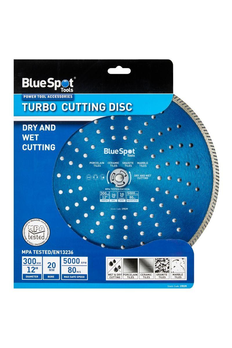 Blue Spot Tools 300mm (12") Turbo Cutting Disc