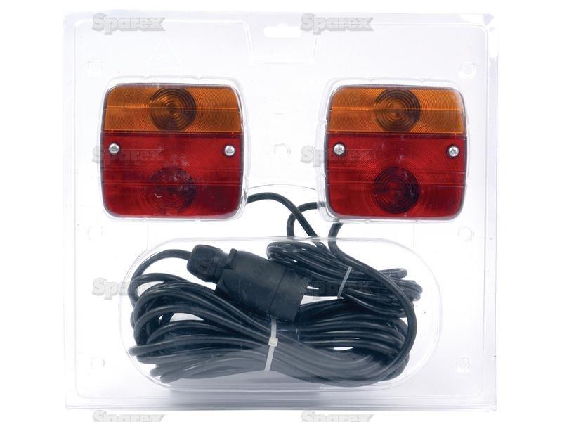 Halogen Lighting Set, Cable length: 12M, Max. extension: 4M