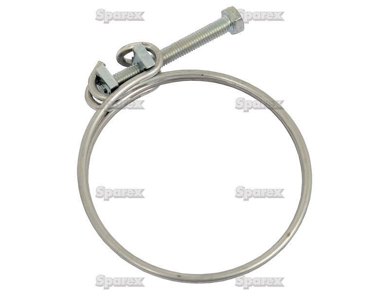 Double Wire Hose Clip, Ø68-76mm. .