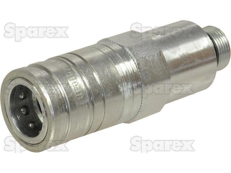 Hydraulic QR Rigid Mounted Break-Away Coupling 1/2" Bsp Female | for Landini, MF
