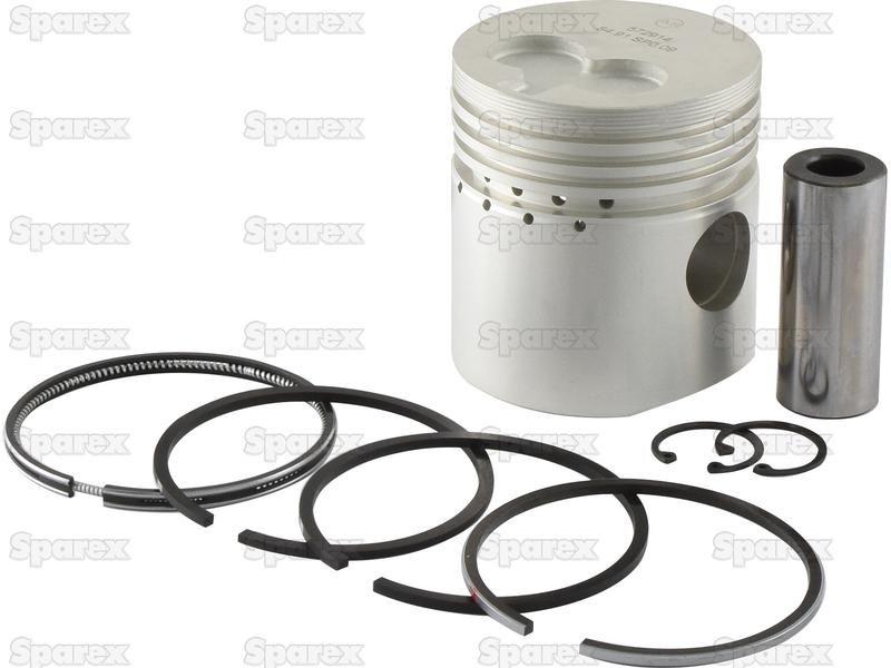 Piston & Ring Set for Fiat, White Oliver