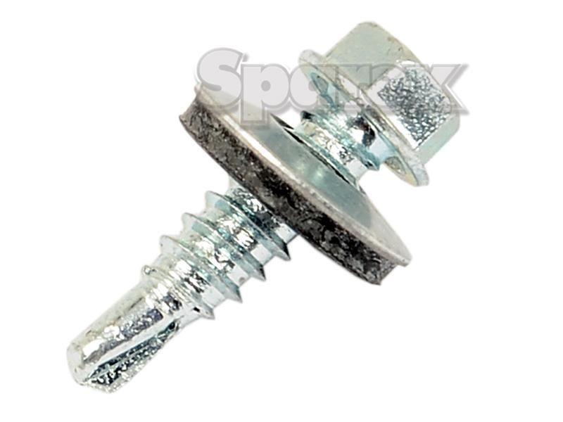 Hexagon Head Self Fixing (TEK) Screw, Size: 6.3 x 22mm (Din 7504K)