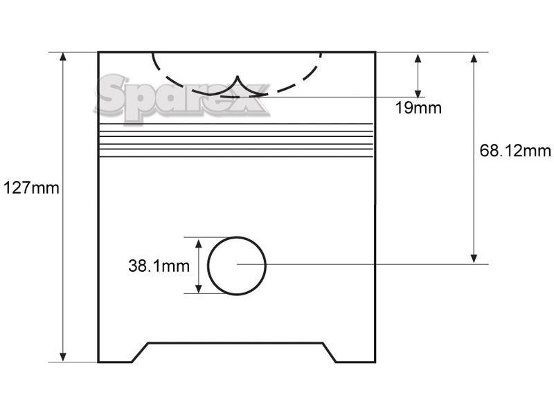 Piston (Standard) for Ford New Holland 655D