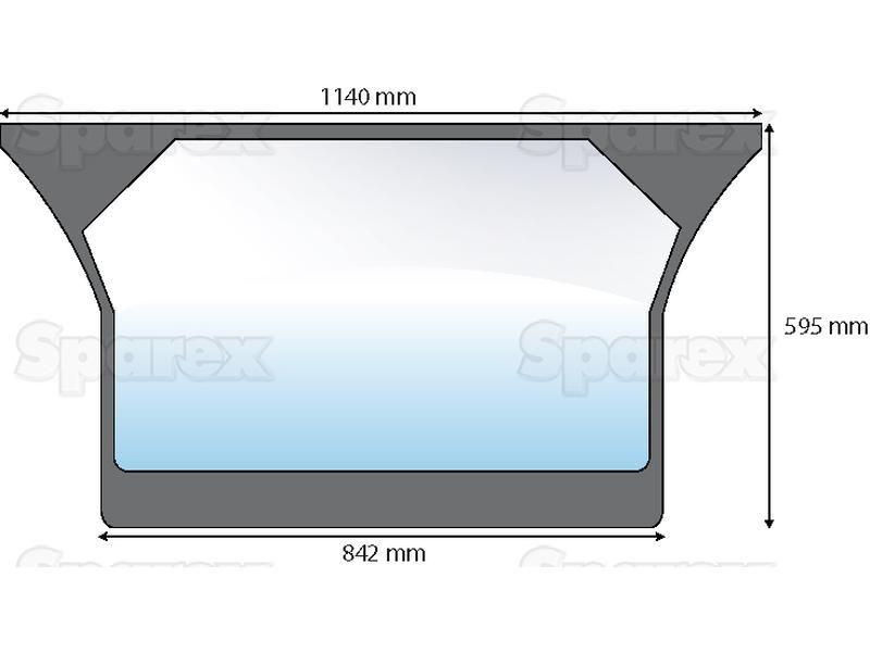Rear Window Deutz-Fahr (0441 8956, 04418956)