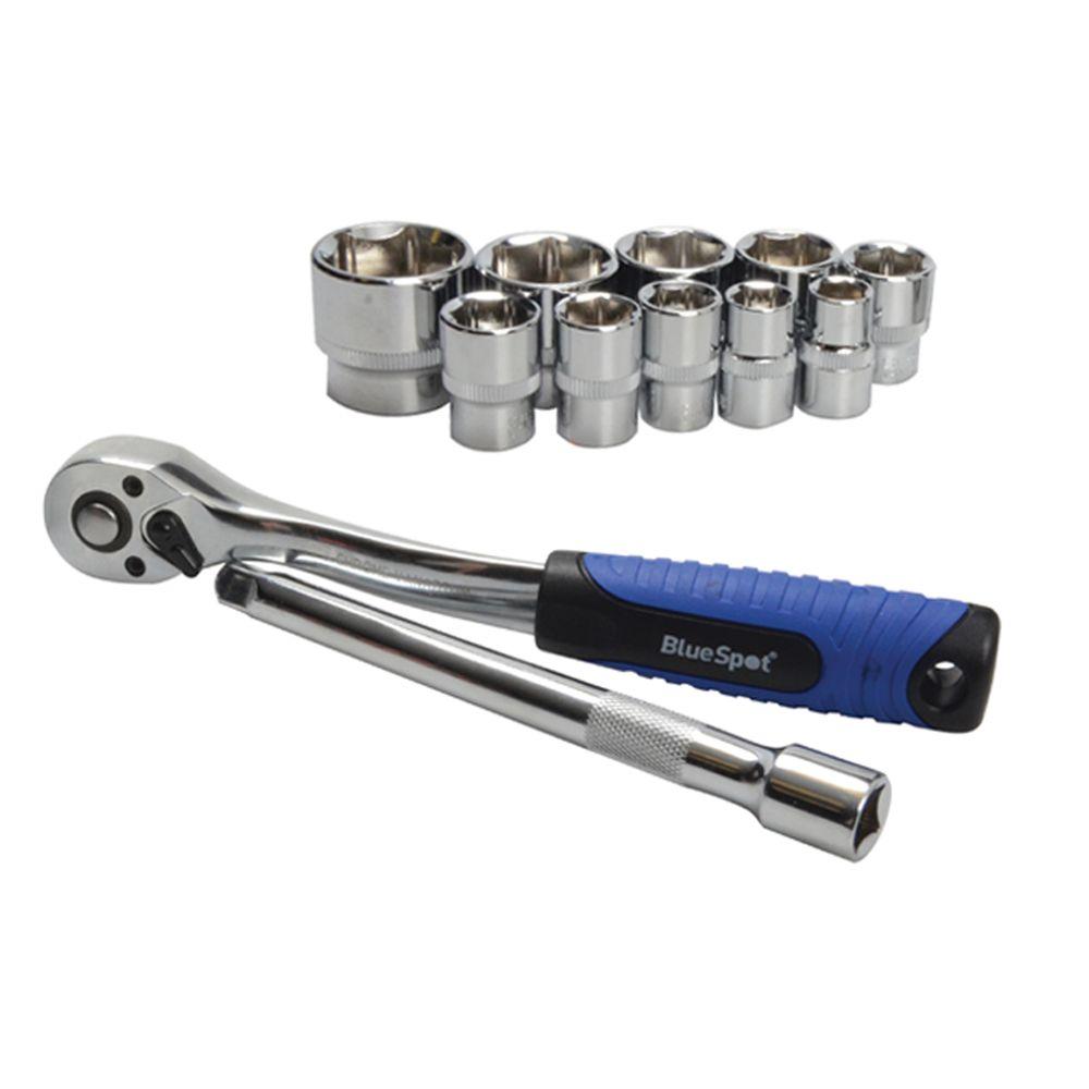 Blue Spot Tools 12 PCE 3/8" Ratchet & Socket Set