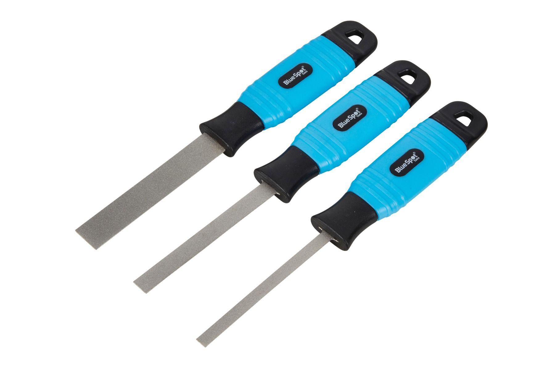 Blue Spot Tools Thin Type 3 PCE Flexible Diamond Coated Files