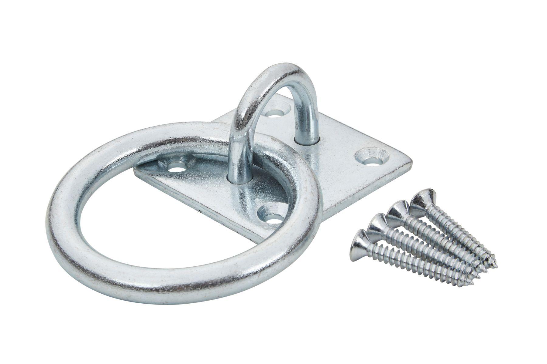 Blue Spot Tools Zinc Plated Ring On Plate 50 X 50mm