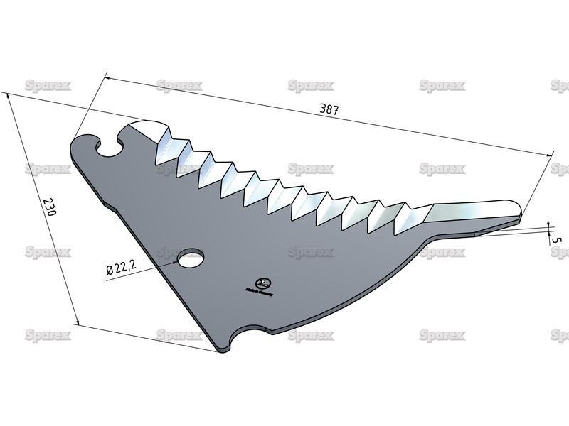 Baler Blade for Vicon