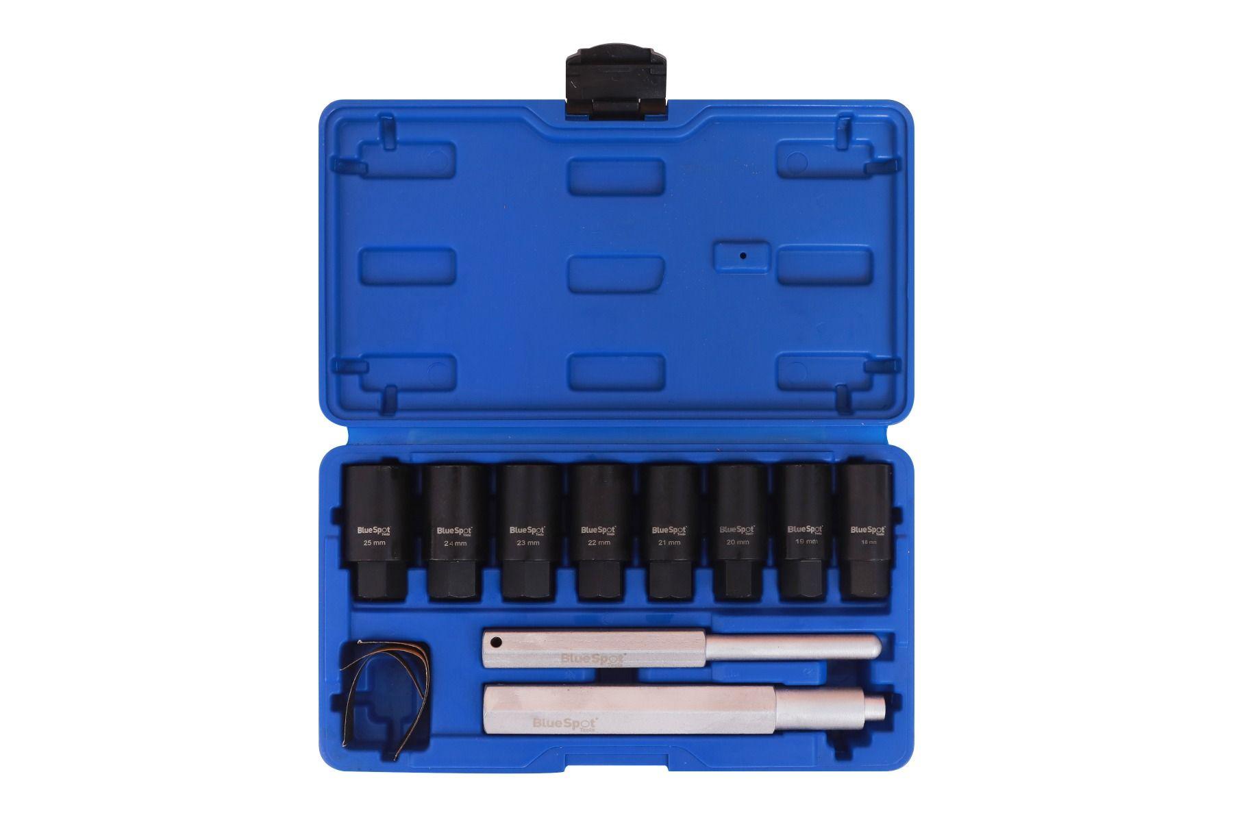 Blue Spot Tools 10 PCE Locking Wheel Nut (18-25mm)