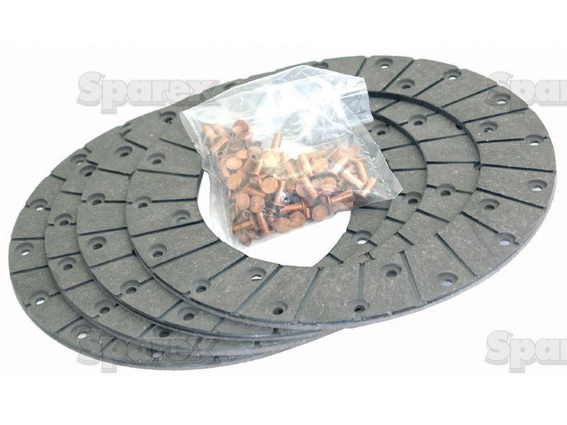 Brake Lining Kit Disc, OD 228mm. for Deutz-Fahr DX3.60 (DX3 Series)