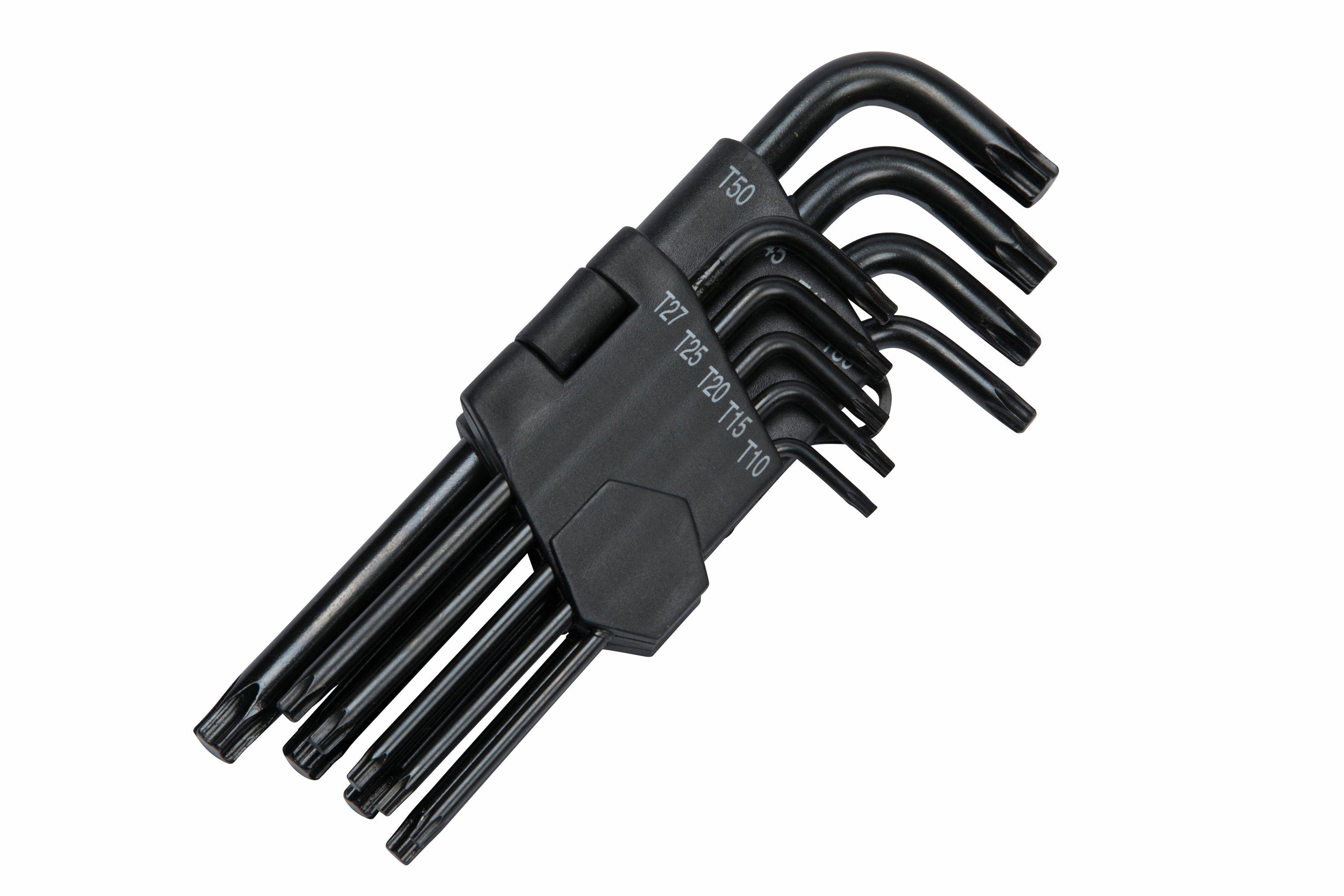 Blue Spot Tools 9 PCE Long Arm Torx Key Set (T10-T50)