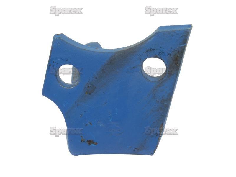 Hardfaced Power Harrow Blade 100x16x320mm LH. Hole centres: 66mm. Hole Ø 17.5mm. Replacement for Perugini (Concept-Ransome), Rabewerk. for Rabewerk VKE