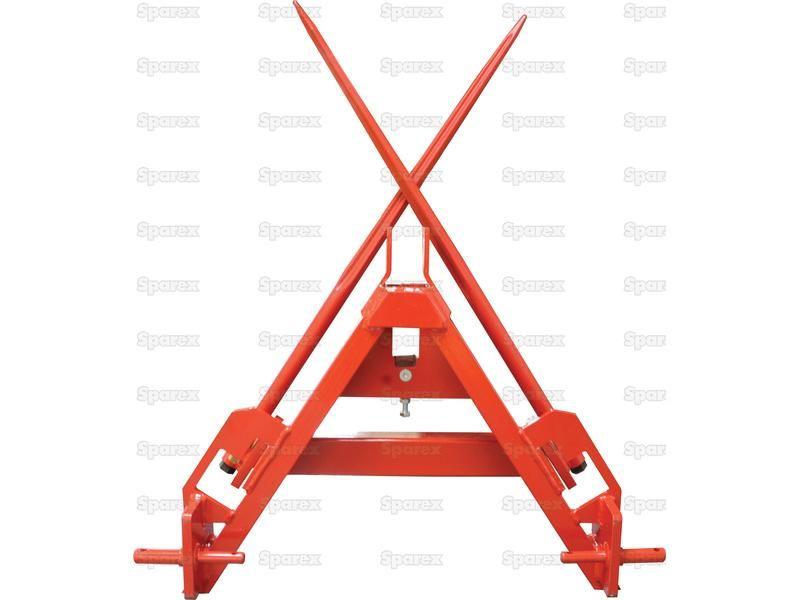 Bale Frame - 2 x M22 x 1100mm Tines (Sparex Brand)