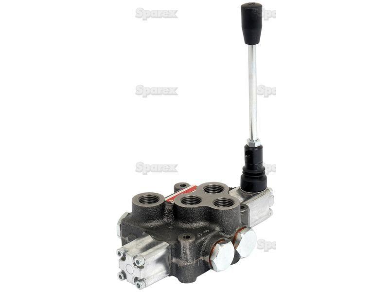Hydraulic Monoblock Valve 1/2''BSP Ports 1 Bank Double acting Spring centered