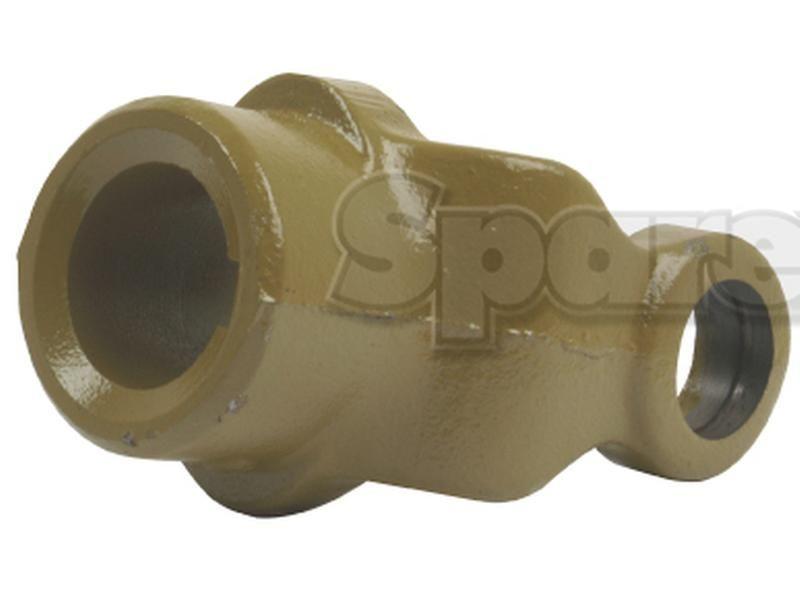 PTO Yoke - Keyed Yoke (U/J Size: 27 x 74.5mm) Bore Ø35mm, Key Size: 10mm. Bondioli & Pavesi, La Magdalena, Walterscheid