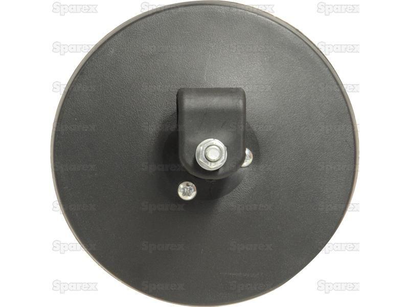Mirror Head, Flat, Round | Height: 125mm Width: 125mm Arm Ø: Spigot fixing