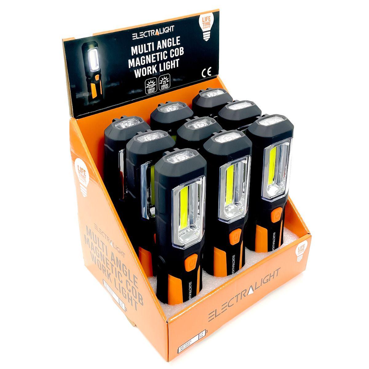 Electralight Multi Angle Magnetic COB Work light (250 Lumens)