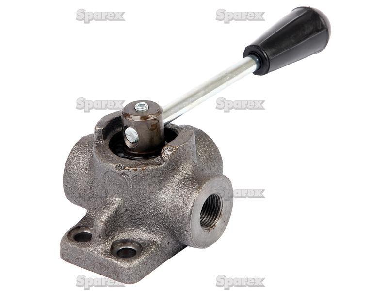 Hydraulic 3-Way Diverter Valve 3/8BSP Bondioli & Pavesi (DDF3V02A)