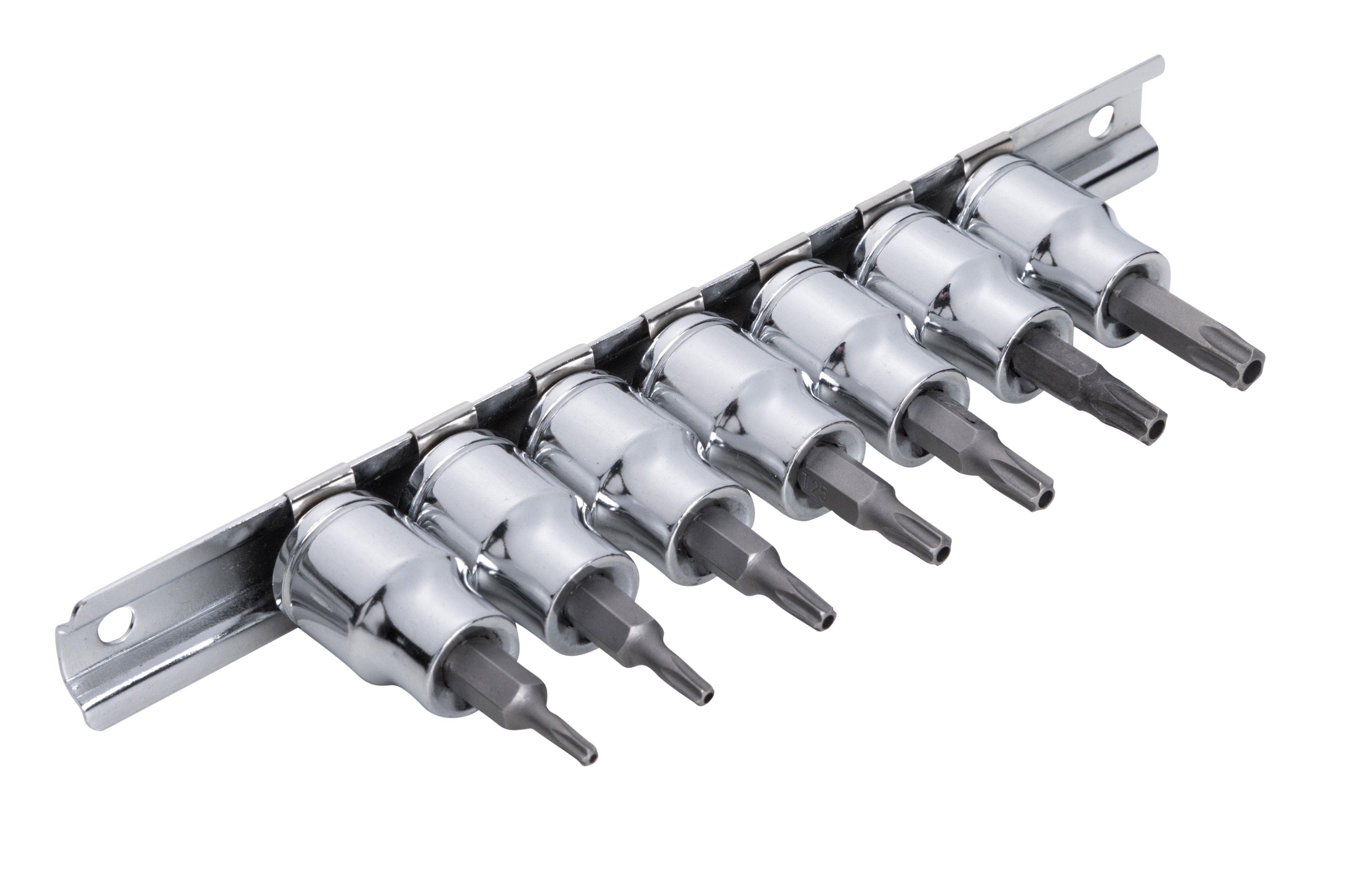 Blue Spot Tools 7 PCE 3/8" Security Torx Bit Set (T10-T40)